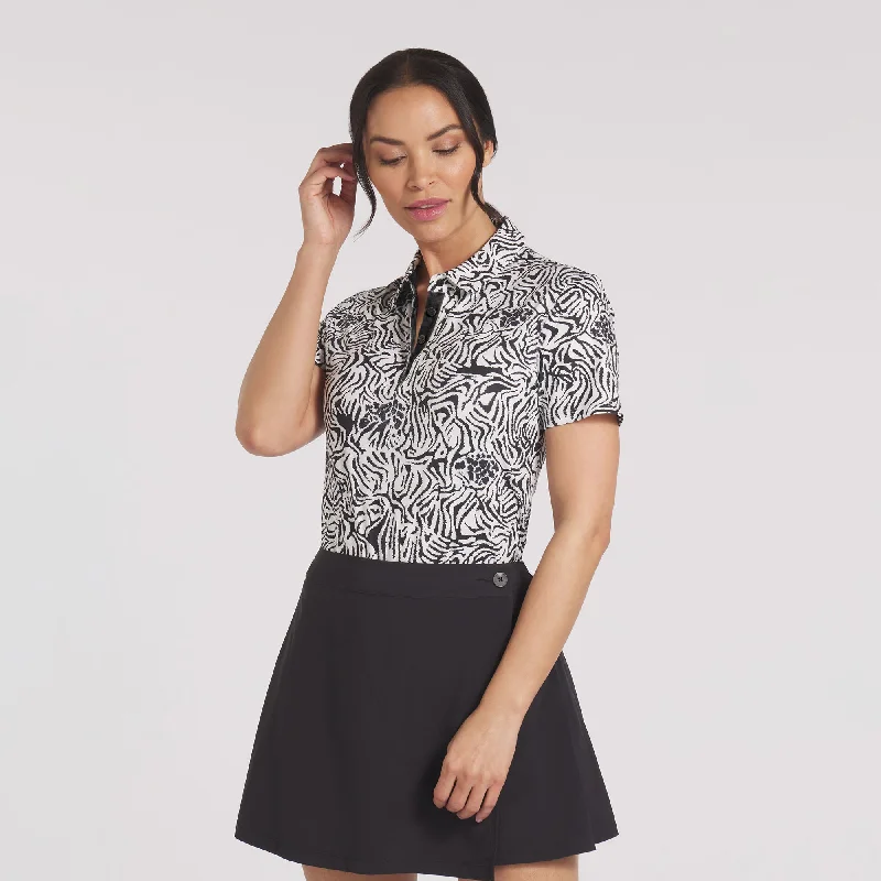 Women's CLOUDSPUN Zebra Golf Polo