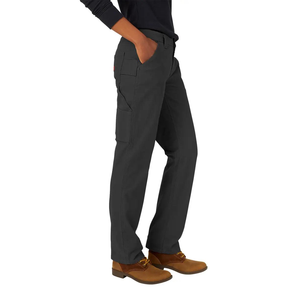 Women's Carpenter Duck Pants - Black